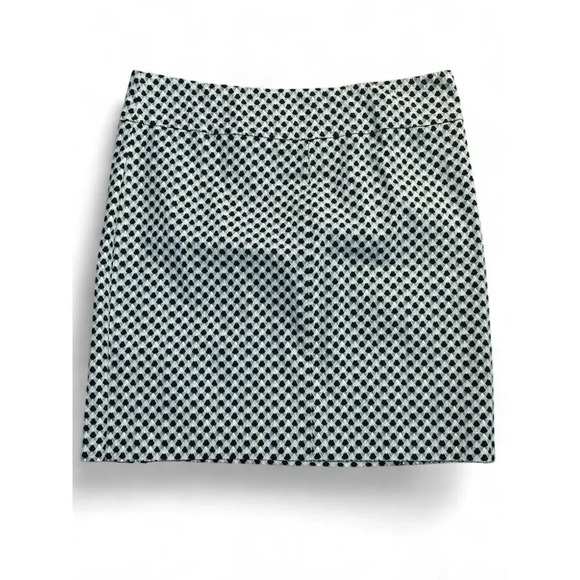 Margaret M Slimming Pencil Skirt Grey & White Patterned Stretch Pull On - Picture 6 of 7